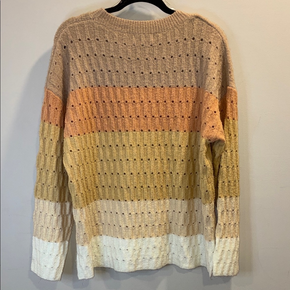 Andree by Unit Women's Multicolor Striped Sweater Size Large - Picture 4 of 4